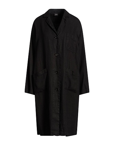 ASPESI Full-length jacket Black 100% Linen