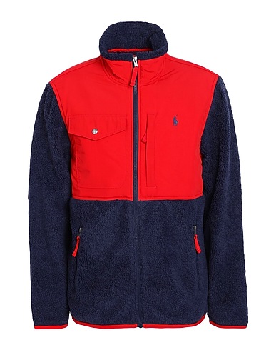 POLO RALPH LAUREN ブルゾン WIND-BLOCKING HYBRID JACKET
 ネイビー ポリエステル 48% / アクリル 32% / リサイクルポリエステル 20%