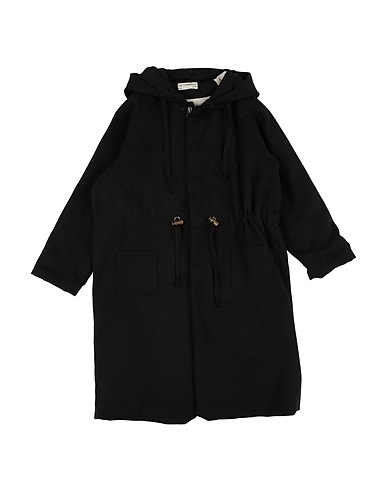 ANJA SCHWERBROCK Cappotto Nero 90% Poliestere, 5% Viscosa, 5% Elastan