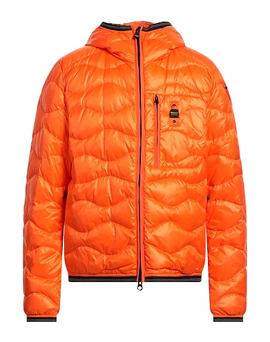 BLAUER. Piumino Arancione 100% Poliammide