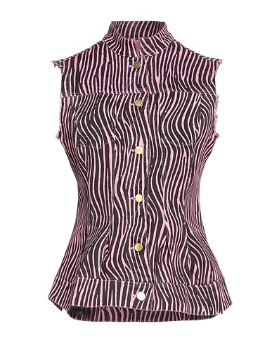 DIMORA Denim jacket Pink 99% Cotton, 1% Elastane