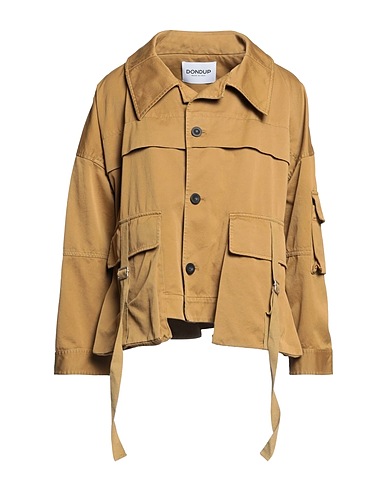 DONDUP Jacket Khaki 100% Cotton