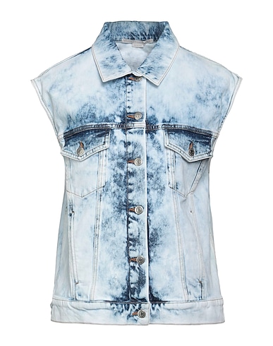 STELLA McCARTNEY Denim jacket Blue 98% Cotton, 2% Elastane