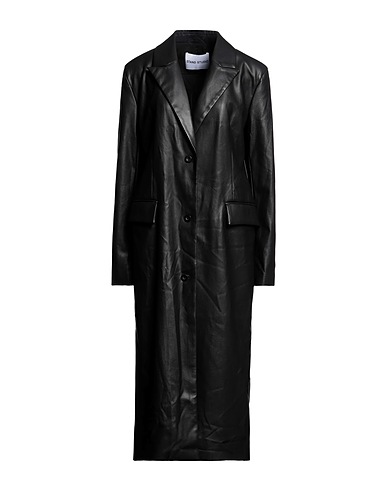 STAND STUDIO Coat Black 55% Polyester, 45% Polyurethane