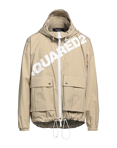 DSQUARED2 Full-length jacket Sand 100% Cotton