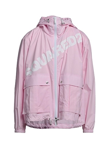 DSQUARED2 Full-length jacket Pink 100% Cotton