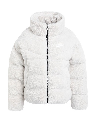 NIKE Teddy Coat W NSW TF SYNFL CITY SHRPA JKT
 Bianco 100% Poliestere