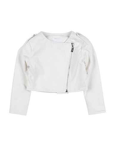 FUN & FUN Bikerjacke Weiß 55% Baumwolle, 45% Polyurethan