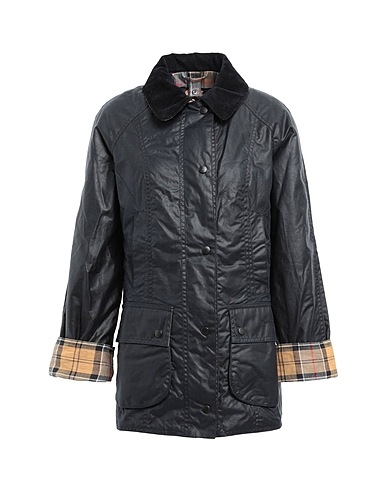 BARBOUR Jacket BEADNELL WAX
 Midnight blue 100% Cotton