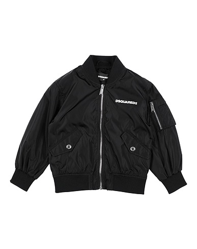 DSQUARED2 Bomberjacke Schwarz 100% Nylon, Polyester, Elastan