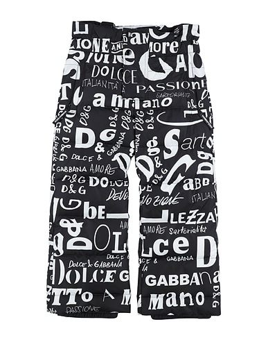 DOLCE & GABBANA Tute e abbigliamento neve Nero 90% Poliestere, 10% Poliuretano