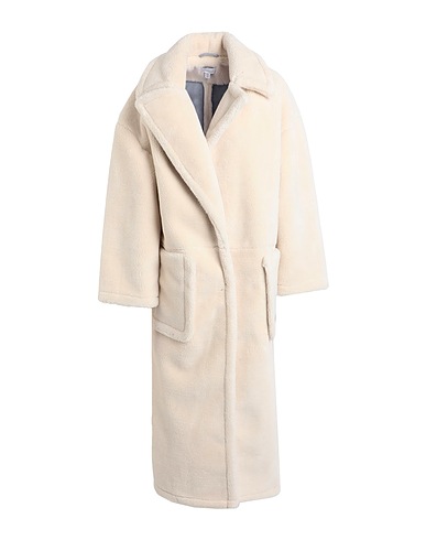 TOPSHOP Teddy Coat Ivory 100% Polyester