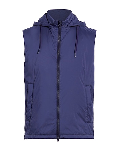 HERNO Gilet Navy blue 100% Polyamide