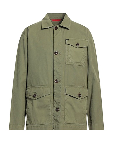 FAY Jacket Military green 100% Cotton