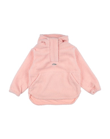 NIKE Teddy Coat HOODED LONG SLEEVE TOP Light pink 100% Polyester