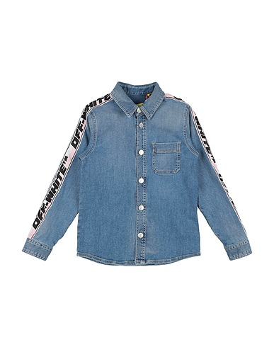 OFF-WHITE™ KIDS Denim jacket Blue 98% Cotton, 2% Elastane, Polyester