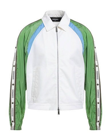 DSQUARED2 Jacke Weiß 100% Baumwolle, Polyamid