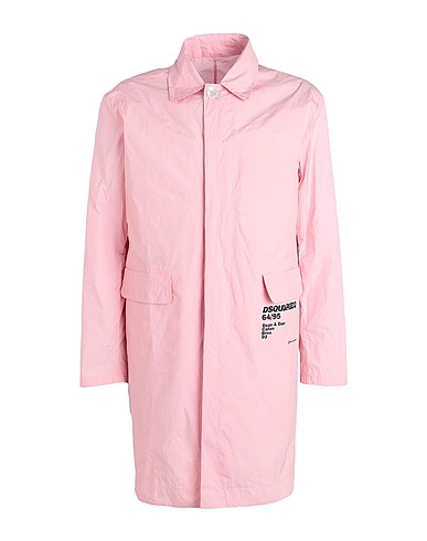 DSQUARED2 Full-length jacket Light pink 68% Polyester, 32% Polyamide