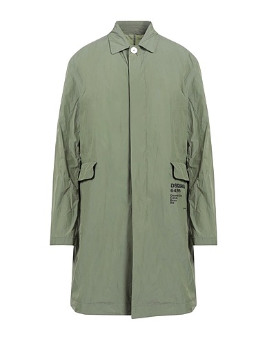 DSQUARED2 Full-length jacket Military green 68% Polyester, 32% Polyamide