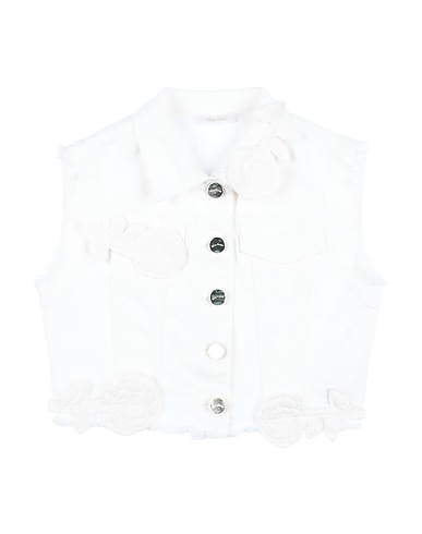 MISS GRANT Vest White 97% Cotton, 3% Elastane