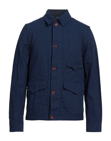 VINTAGE DE LUXE Giubbotto Blu notte 100% Cotone