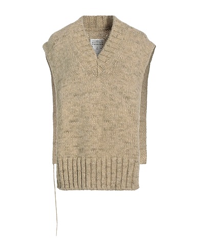 MAISON MARGIELA Cloak Beige 42% Alpaca wool, 30% Cotton, 28% Wool
