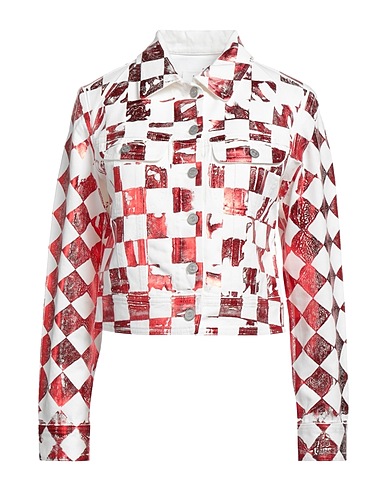 MM6 MAISON MARGIELA Denim jacket Red 100% Cotton