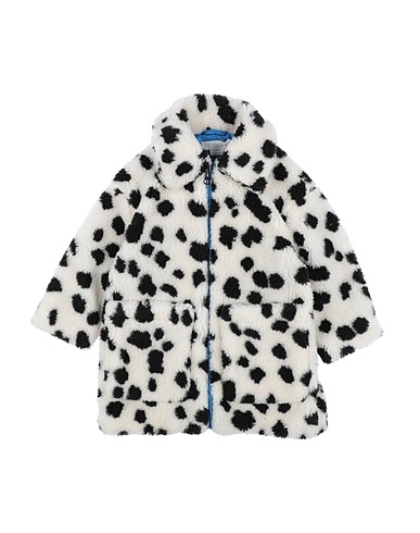STELLA McCARTNEY KIDS Teddy Coat Ivory 100% Polyester, Polyurethane coated