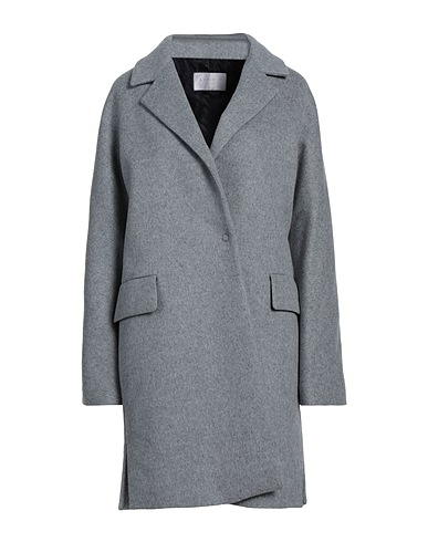 ANNIE P. Coat Grey 70% Virgin Wool, 20% Polyamide, 10% Cashmere