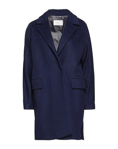 ANNIE P. Coat Midnight blue 70% Virgin Wool, 20% Polyamide, 10% Cashmere