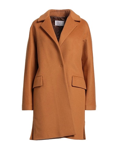 ANNIE P. Cappotto Marrone 70% Lana Vergine, 20% Poliammide, 10% Cachemire