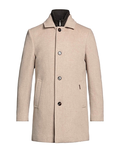 MOORER Coat Beige 100% Cashmere, Wool