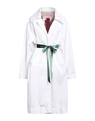N°21 Full-length jacket White 100% Cotton, Rayon