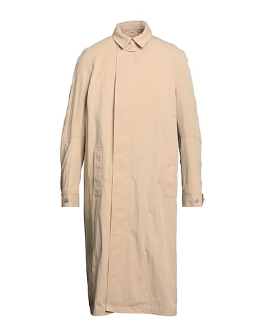 TOM WOOD Full-length jacket Beige 64% Cotton, 36% Polyamide