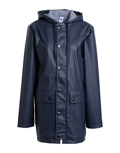 PETIT BATEAU Lange Jacke Nachtblau 100% Polyester