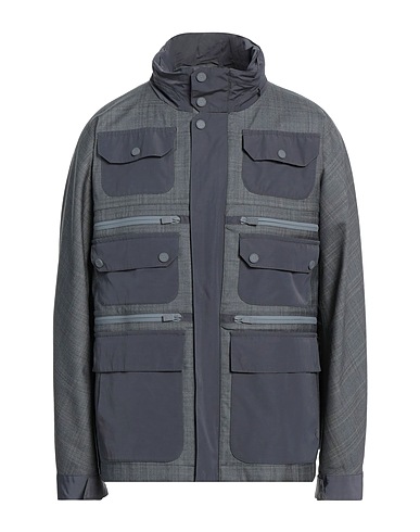 LARDINI by YOSUKE AIZAWA Giubbotto Grigio 50% Lana, 50% Poliestere, Cotone