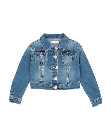 FUN & FUN Denim jacket Blue 100% Cotton, Polyester