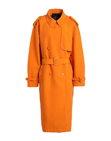 ADIDAS ORIGINALS Double breasted pea coat TRENCH COAT
 Marigold 100% Polyamide