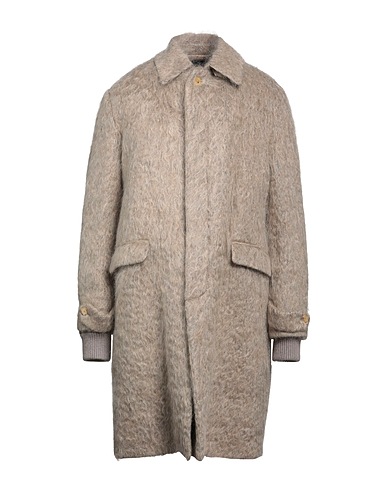 AMIRI Coat Beige 68% Mohair wool, 19% Cotton, 9% Nylon, 4% Wool