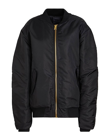 8 by YOOX Bomber RECYCLED POLY OVERSIZE BOMBER Black 100% Recycled polyester