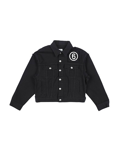 MM6 MAISON MARGIELA Denim jacket Black 100% Cotton