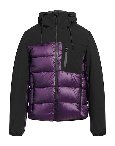 YES ZEE by ESSENZA Shell jacket Dark purple 100% Polyamide