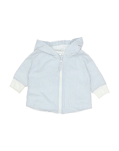 KID'S COMPANY Jacket Sky blue 94% Cotton, 6% Elastane