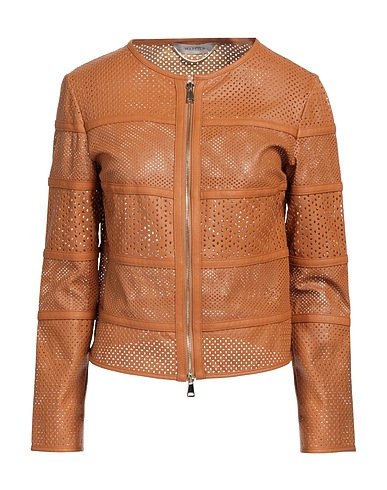 MARELLA Jacket Camel 100% Polyester, Polyurethane