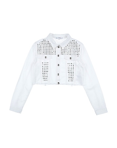 PATRIZIA PEPE Giubbotto Bianco 97% Cotone, 3% Elastan