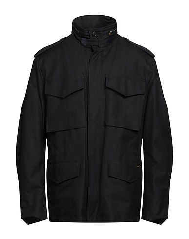 DUNHILL Jacket Midnight blue 100% Cotton