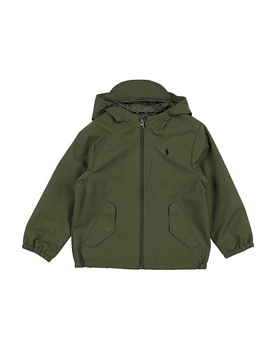 POLO RALPH LAUREN Jacket PRTLAND SHEL-OUTERWEAR-WINDBREAKER Military green 100% Recycled polyester