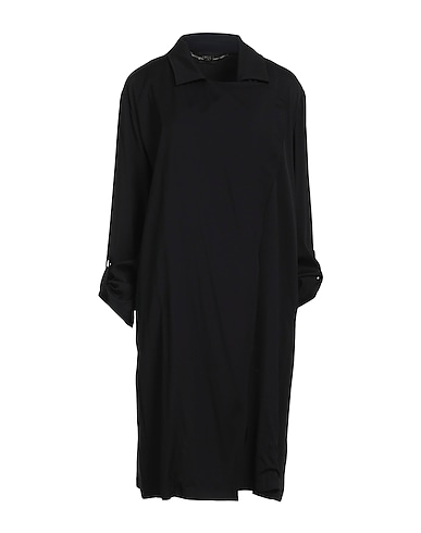 LIU •JO Full-length jacket Black 97% Viscose, 3% Elastane