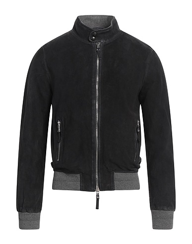 THE JACK LEATHERS Giacca biker Blu notte Pelle