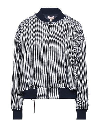 ROSAMUND MOISELLE Bomber Midnight blue 91% Polyester, 9% Rayon, Polyamide